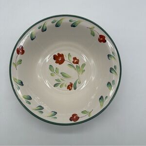 Vintage International Tableworks Provence Rooster 33 Round Vegetable Bowl 9"